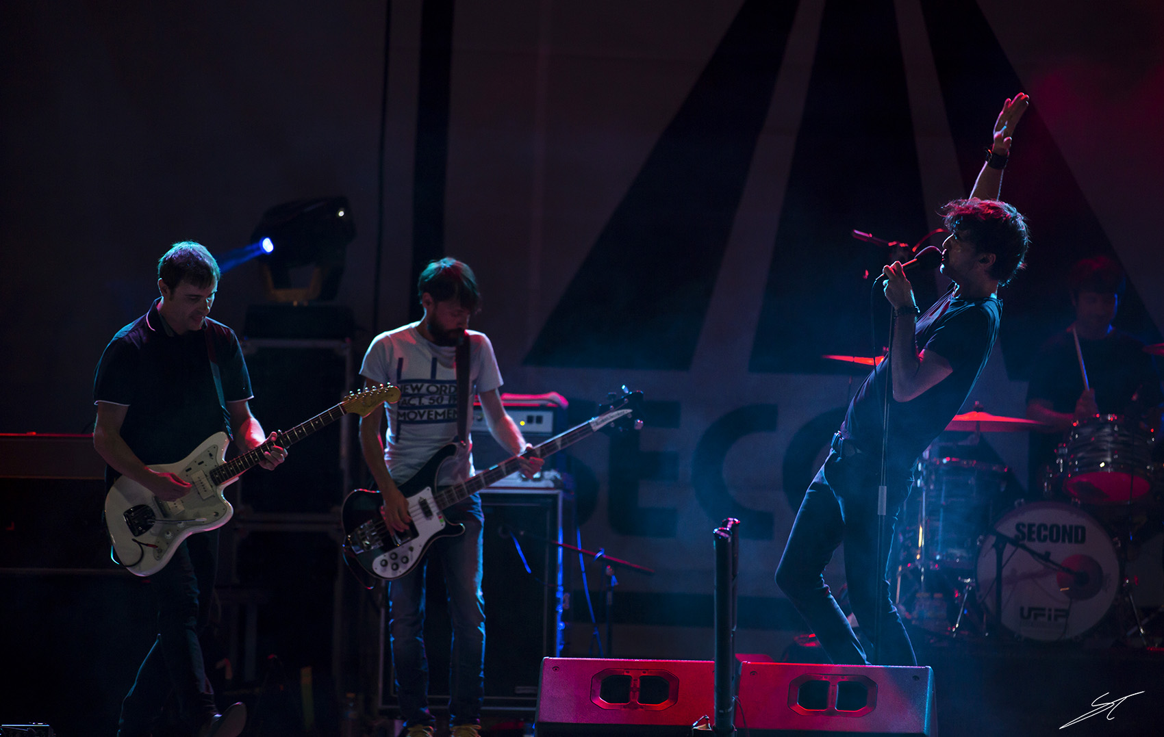 el grupo second en la feria de cieza 2016 murcia equipos de sonido e iluminacion musica en directo